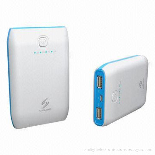 Power Storage Battery Chargers for iPhone, iPad, HTC, Samsung and More/5V DC/2,100mAh Maximum Output